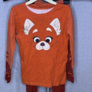 Disney - Turning Red - Unisex Long Sleeve With Pants Pajama Set - Size 5